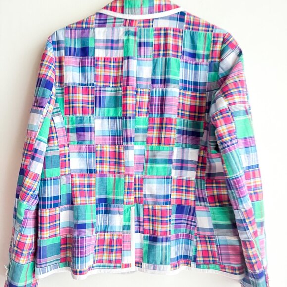 Colorful Plaid Blazer - Picture 6 of 10
